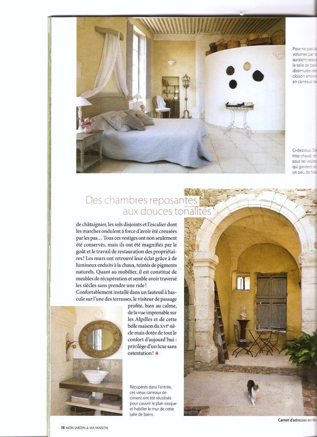 Le Posterlon Bed and Breakfast Caumont-sur-Durance Eksteriør billede